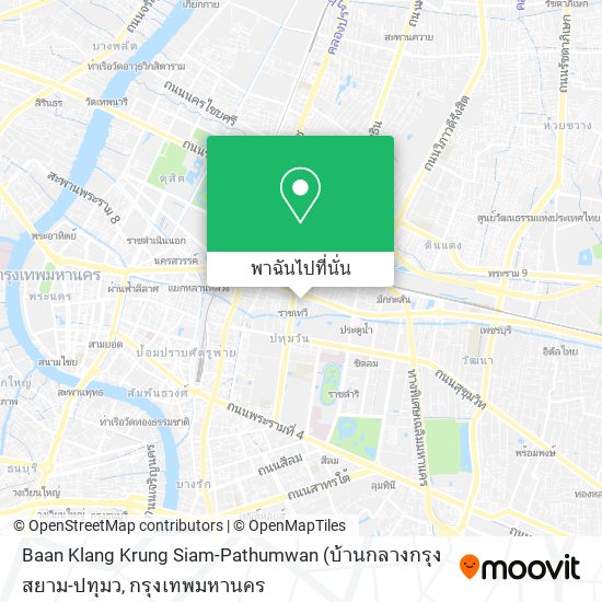 Baan Klang Krung Siam-Pathumwan แผนที่