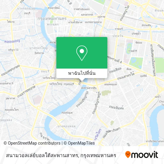สนามวอลเล่ย์บอลใต้สะพานสาทร แผนที่