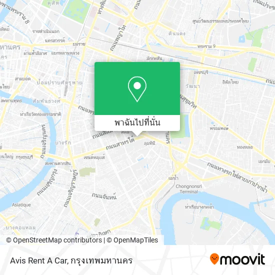 Avis Rent A Car แผนที่