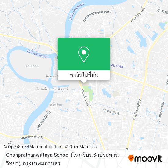 Chonprathanwittaya School (โรงเรียนชลประทานวิทยา) แผนที่