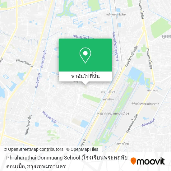 Phraharuthai Donmuang School แผนที่