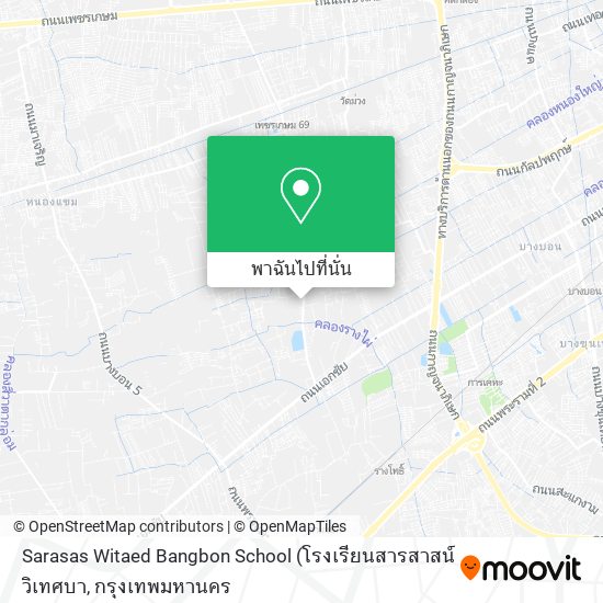 Sarasas Witaed Bangbon School แผนที่