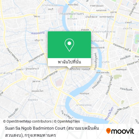 Suan Sa Ngob Badminton Court (สนามแบดมินตันสวนสงบ) แผนที่