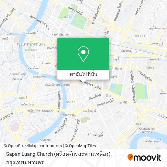 Sapan Luang Church (คริสตจักรสะพานเหลือง) แผนที่