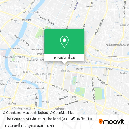 The Church of Christ in Thailand แผนที่