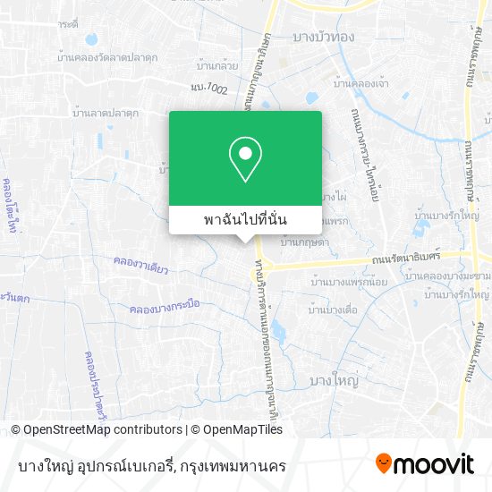 บางใหญ่ อุปกรณ์เบเกอรี่ แผนที่