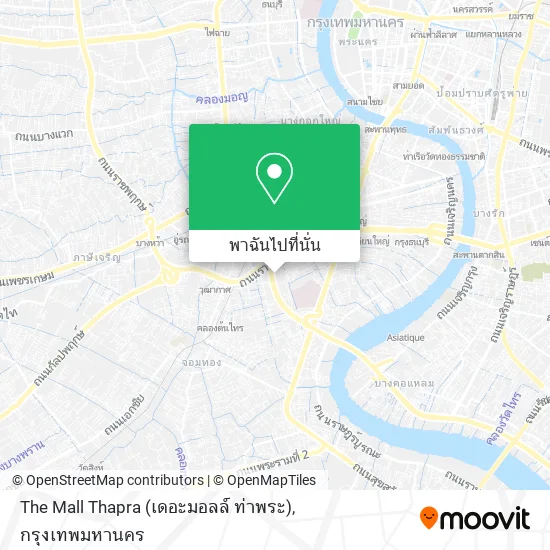 The Mall Thapra (เดอะมอลล์ ท่าพระ) แผนที่