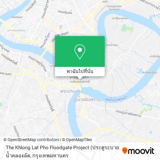 The Khlong Lat Pho Floodgate Project แผนที่