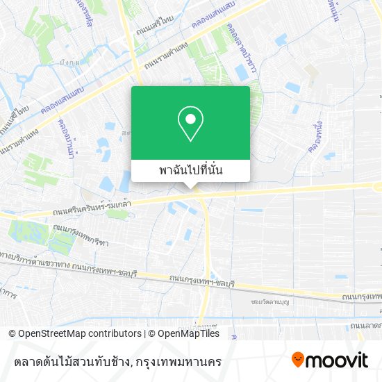 ตลาดต้นไม้สวนทับช้าง แผนที่
