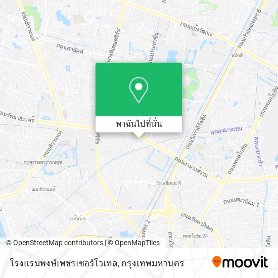 โรงแรมพงษ์เพชรเซอร์โวเทล แผนที่