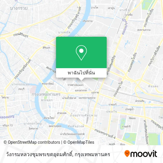 วังกรมหลวงชุมพรเขตอุดมศักดิ์ แผนที่