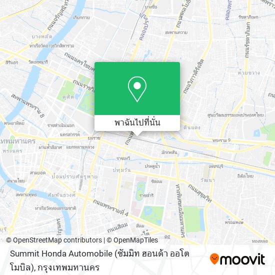 Summit Honda Automobile (ซัมมิท ฮอนด้า ออโตโมบิล) แผนที่