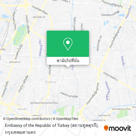 Embassy of the Republic of Turkey (สถานทูตตุรกี) แผนที่