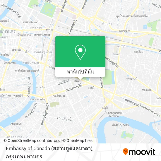 Embassy of Canada (สถานทูตแคนาดา) แผนที่