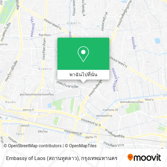 Embassy of Laos (สถานทูตลาว) แผนที่