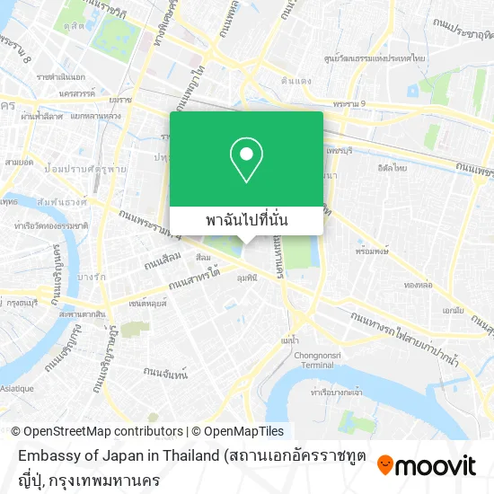 Embassy of Japan in Thailand แผนที่