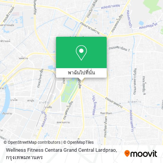 Wellness Fitness Centara Grand Central Lardprao แผนที่