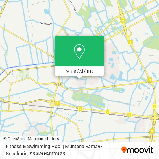 Fitness & Swimming Pool | Muntana Rama9-Srinakarin แผนที่