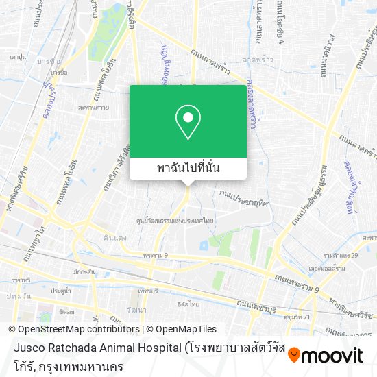 Jusco Ratchada Animal Hospital แผนที่
