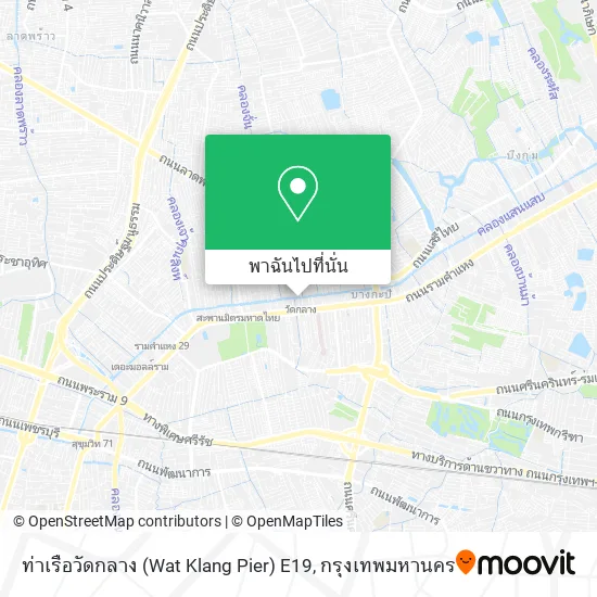 ท่าเรือวัดกลาง (Wat Klang Pier) E19 แผนที่