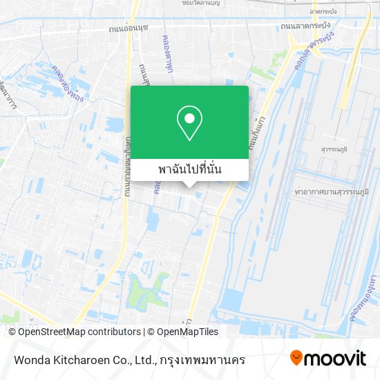 Wonda Kitcharoen Co., Ltd. แผนที่