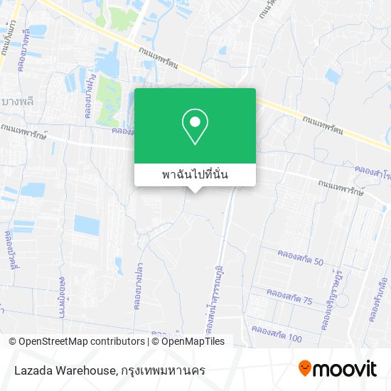 Lazada Warehouse แผนที่