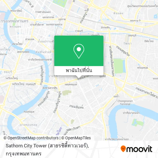 Sathorn City Tower (สาธรซิตี้ทาวเวอร์) แผนที่