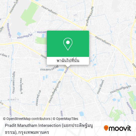 Pradit Manutham Intersection (แยกประดิษฐ์มนูธรรม) แผนที่
