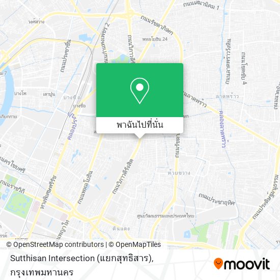 Sutthisan Intersection (แยกสุทธิสาร) แผนที่