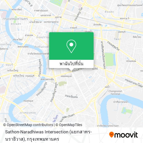 Sathon-Naradhiwas Intersection (แยกสาทร-นราธิวาส) แผนที่