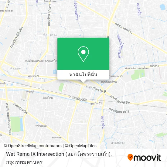 Wat Rama IX Intersection (แยกวัดพระรามเก้า) แผนที่