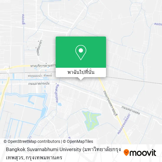 Bangkok Suvarnabhumi University แผนที่
