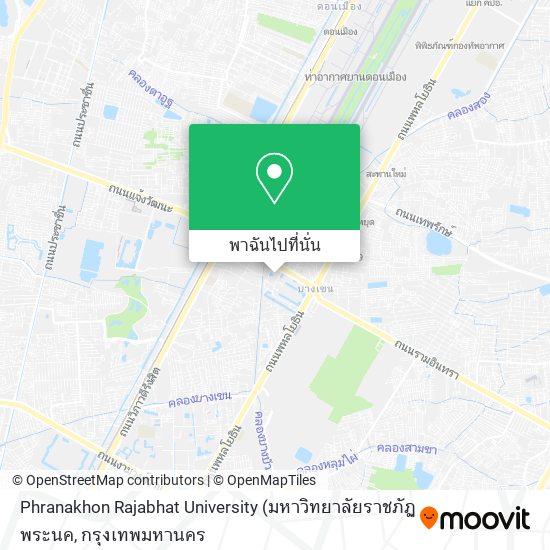 Phranakhon Rajabhat University แผนที่
