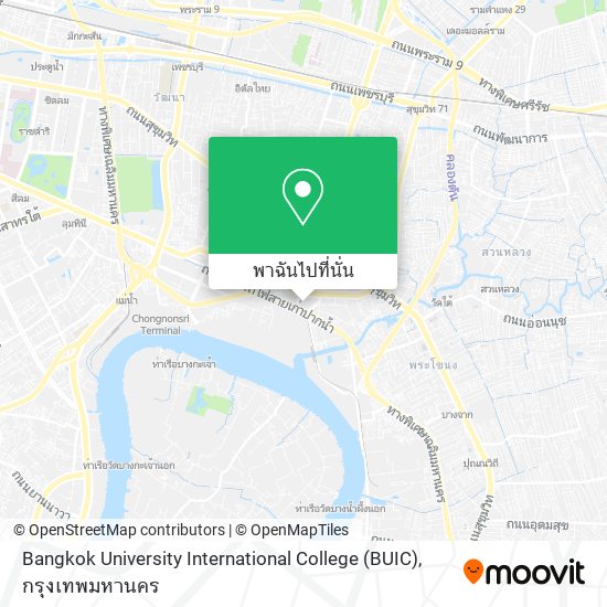 Bangkok University International College (BUIC) แผนที่