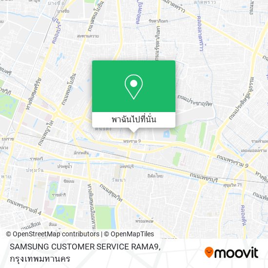 SAMSUNG CUSTOMER SERVICE RAMA9 แผนที่