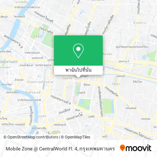 Mobile Zone @ CentralWorld Fl. 4 แผนที่