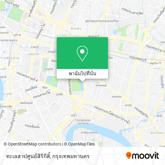 ทะเลสาปศูนย์สิริกิติ์ แผนที่