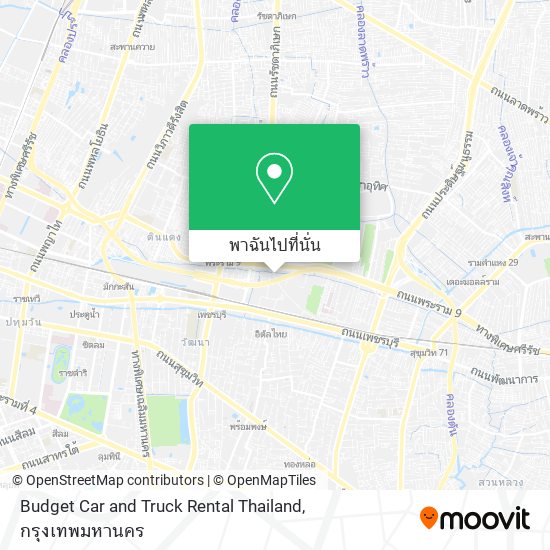Budget Car and Truck Rental Thailand แผนที่