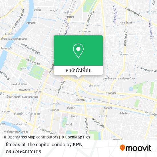 fitness at The capital condo by KPN แผนที่