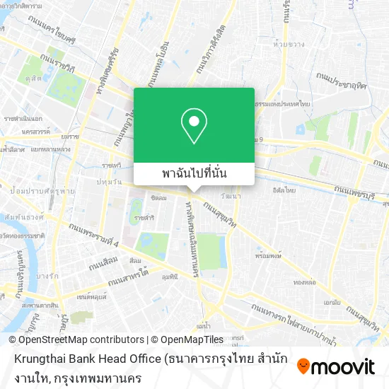 Krungthai Bank Head Office แผนที่