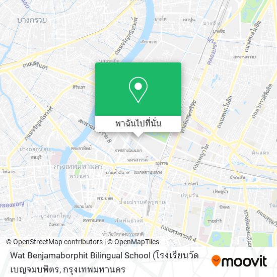 Wat Benjamaborphit Bilingual School แผนที่
