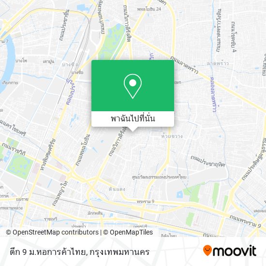 ตึก 9  ม.หอการค้าไทย แผนที่