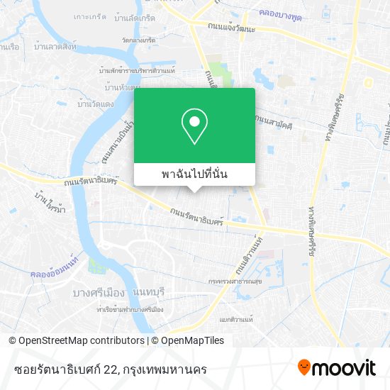 ซอยรัตนาธิเบศก์ 22 แผนที่