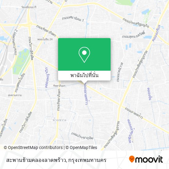 สะพานข้ามคลองลาดพร้าว แผนที่