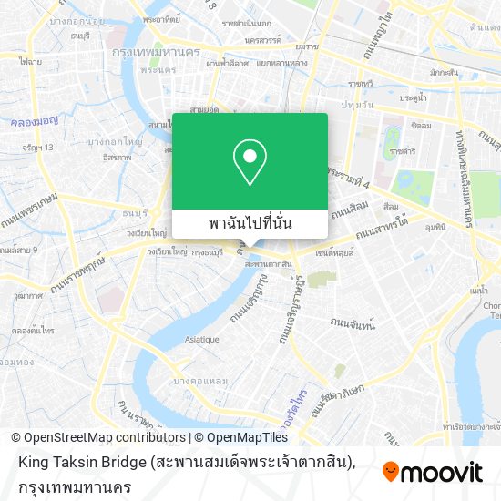 King Taksin Bridge (สะพานสมเด็จพระเจ้าตากสิน) แผนที่