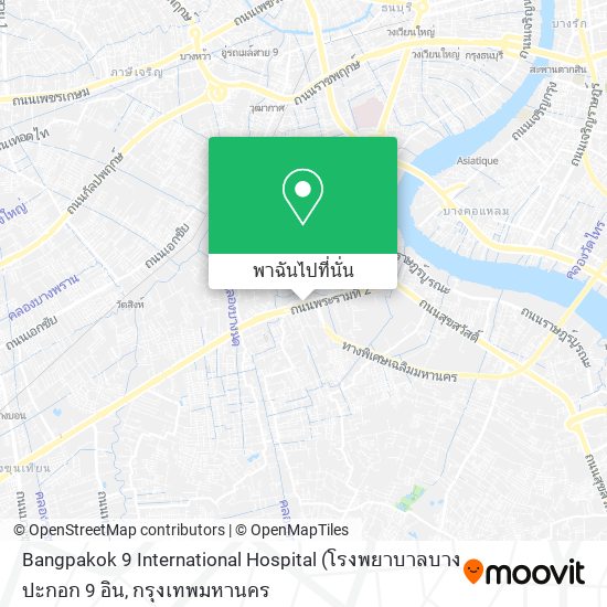 Bangpakok 9 International Hospital แผนที่
