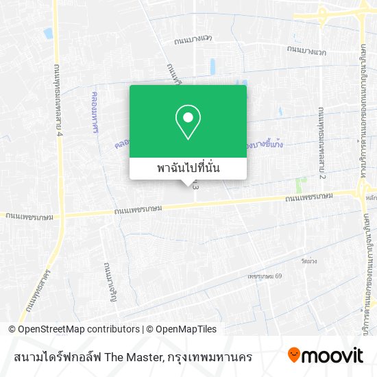 สนามไดร์ฟกอล์ฟ The Master แผนที่