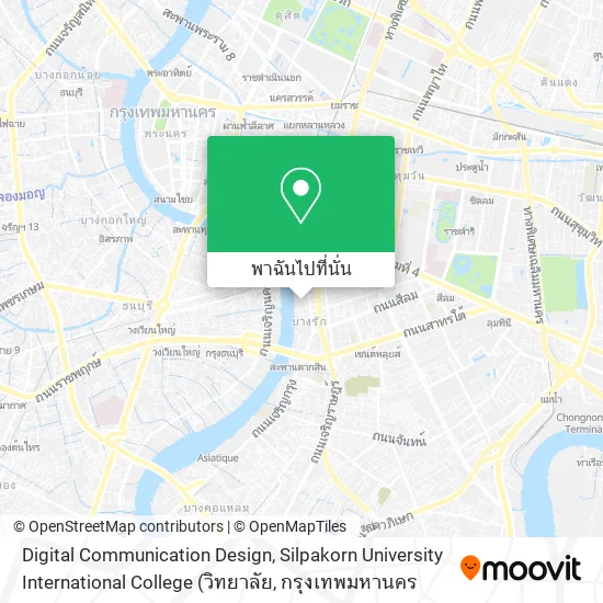 Digital Communication Design, Silpakorn University International College แผนที่