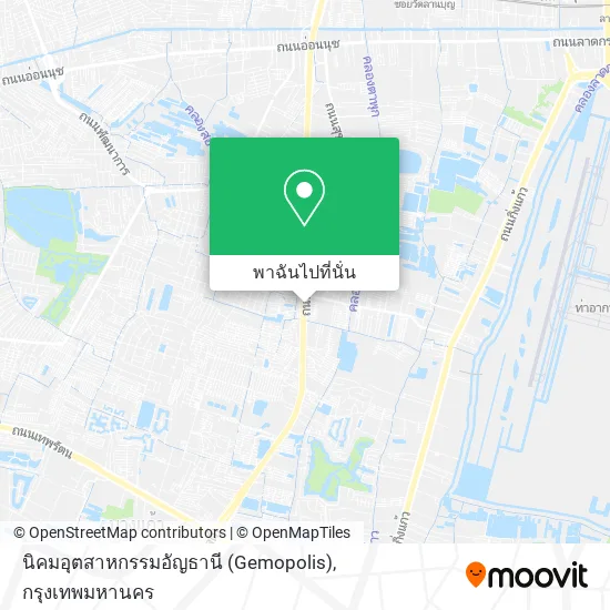 นิคมอุตสาหกรรมอัญธานี (Gemopolis) แผนที่
