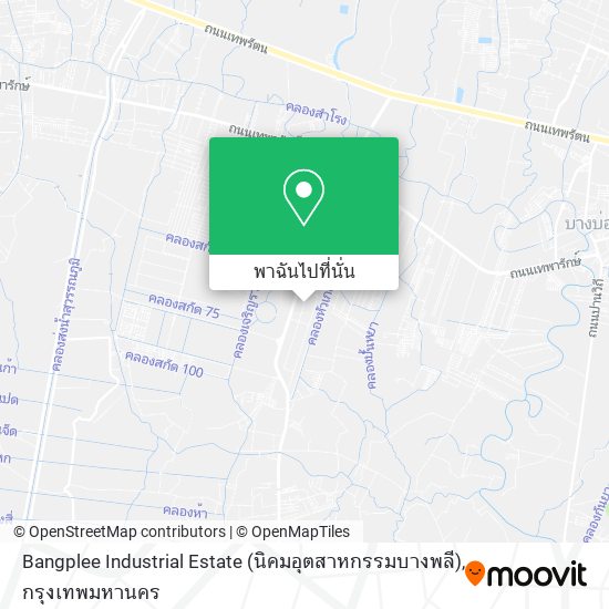 Bangplee Industrial Estate (นิคมอุตสาหกรรมบางพลี) แผนที่